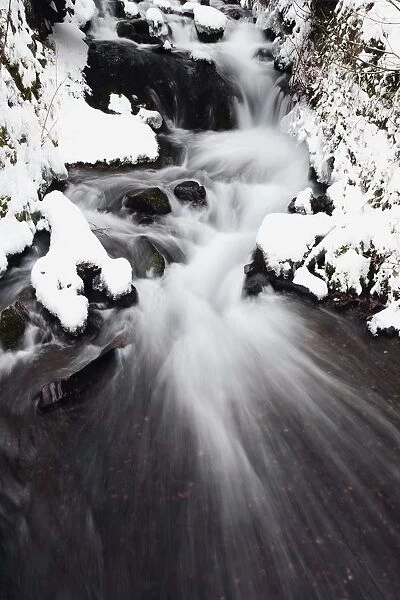 Wahkeena Falls, Columbia River Gorge National Scenic Area, Oregon, Usa
