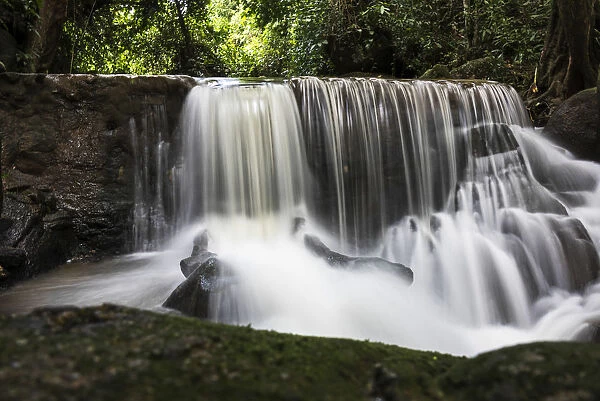 Waterfall In Secret Buddha Garden; Ko Samui, Chang Wat Surat Thani, Thailand
