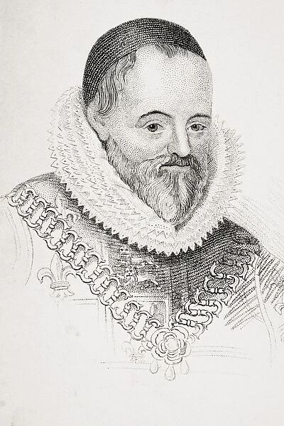 William Camden 1551 -1623 English Antiquarian And Historian From Old Englands Worthies By Lord Brougham And Others Published London Circa 1880 s