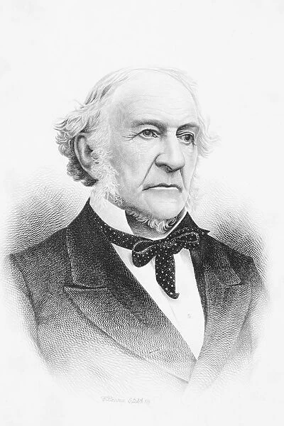 William Ewart Gladstone 1809 To 1898 Statesman & Prime Minister Of Great Britain 1868 To 1874 1880 To 1885 1886 & 1892 To 1894