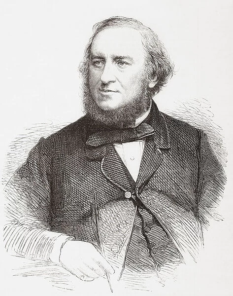 William Vincent Wallace, 1812 - 1865. Irish composer and musician. From The Illustrated London News, published 1865
