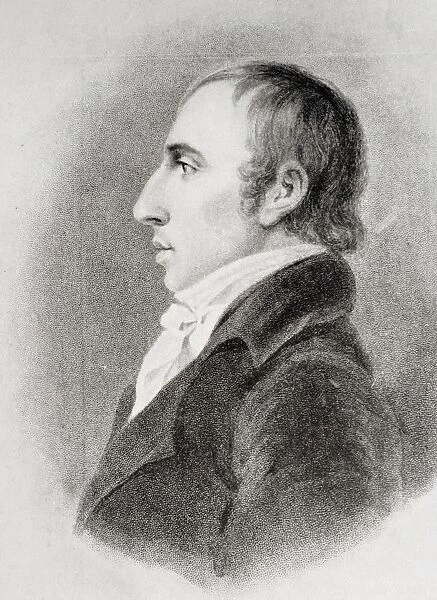 William Wordsworth, 1770-1850. English Poet. Drawn In 1798 By Hancock. From The Book The Life Of Charles Lamb Volume I By E V Lucas Published 1905