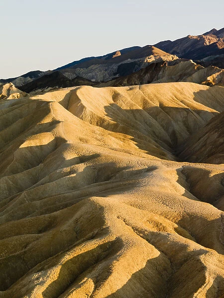 Zabriskie Point In Death Valley National Park; Death Valley, California, Usa