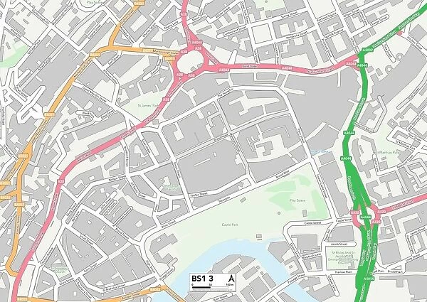Bristol BS1 3 Map