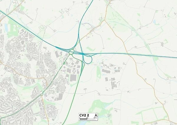 Coventry CV2 2 Map