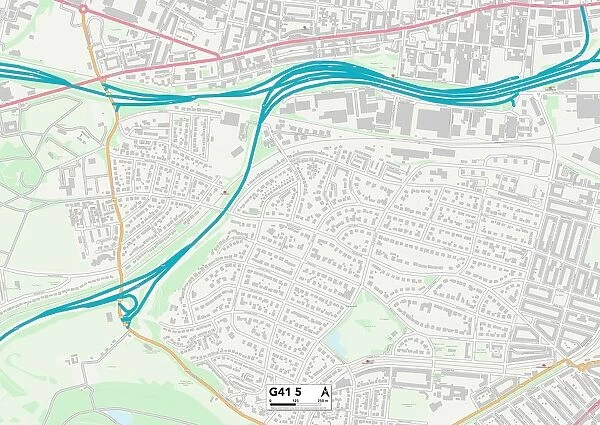 Glasgow G41 5 Map