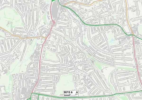 Lewisham SE13 6 Map