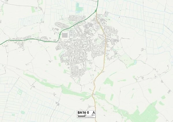 Mendip BA16 0 Map