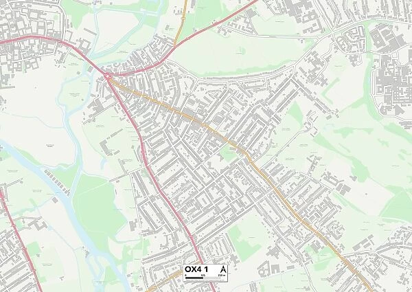 Oxford OX4 1 Map