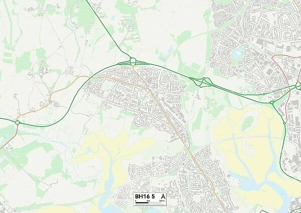 Poole BH16 5 Map