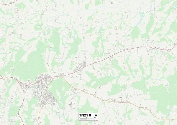 Rother TN21 8 Map