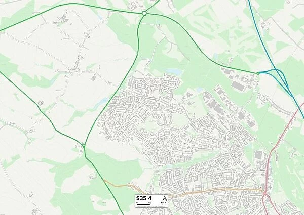 Sheffield S35 4 Map
