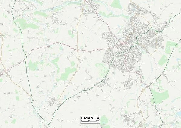Wiltshire BA14 9 Map