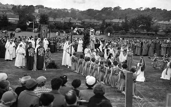 Eisteddfod Proclamation at Llangefni. June 1956 P005529