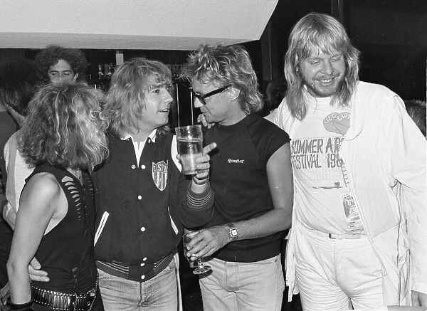 'End of the Road'party for Status Quo. June 1984 Status Quo