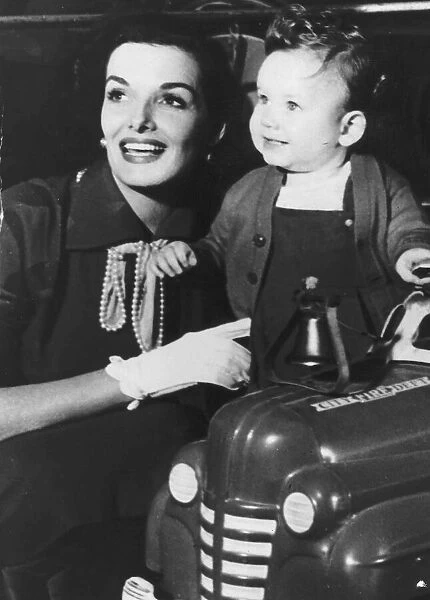 Jane Russell actress with Tommy Waterfield