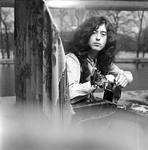 Jimmy Page Led Zeppelin. January 1970