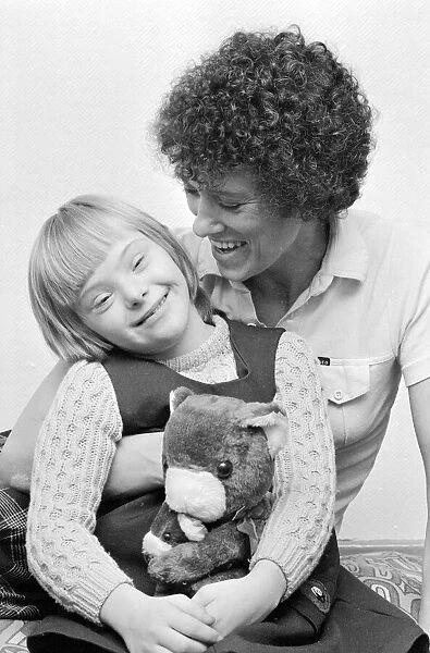 Mrs Margaret Smithson seen here with her down syndrome daughter Lesley