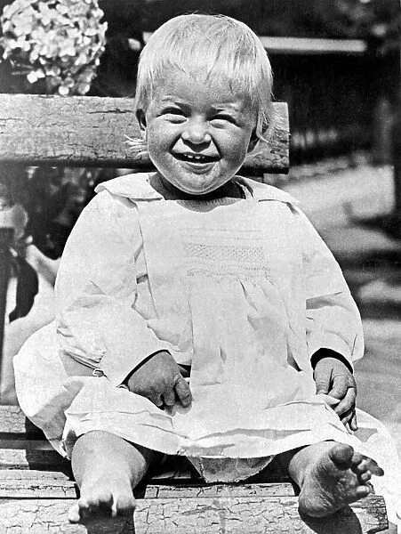 Portrait of the Duke of Edinburgh at 12 months of age. June 1922