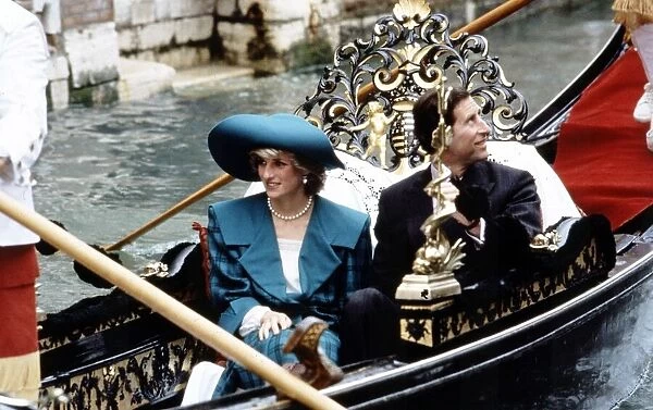 Princess Diana & Prince Charles Overseas Visit to Venice, Italy 5th May 1985