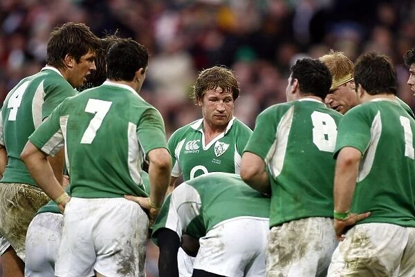 Jerry Flannery & Dejected Team
