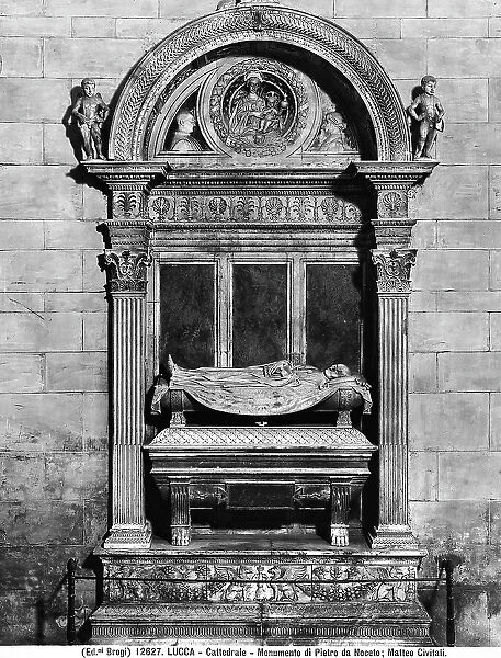 Tomb of Pietro da Noceto, by Matteo Civitali, in St. Martin's Cathedral, Lucca