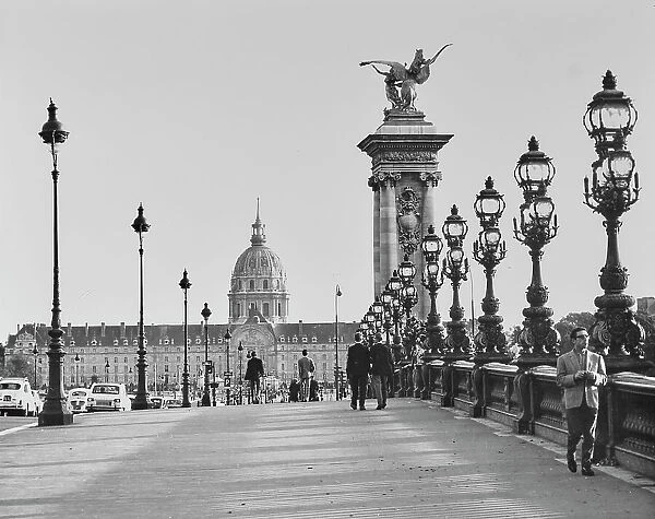 View of the Pont Alexandre III in Paris