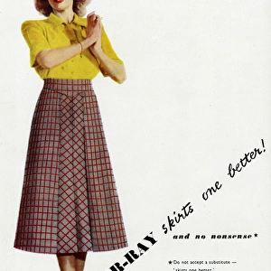 Advert for Gor-ray skirts 1948