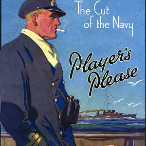 Advertisement for Players Medium Navy Cut cigarettes