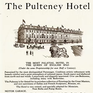 Advert, The Pulteney Hotel, Bath