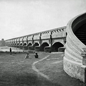 Aqueduct on the Ganges Canal, India