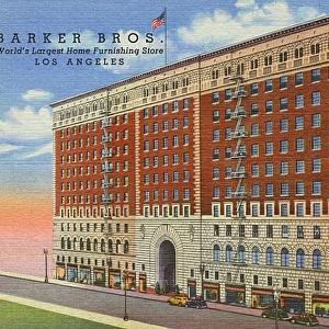 Barker Bros furniture store, Los Angeles, California, USA