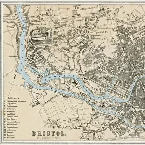 Bristol map, 1878