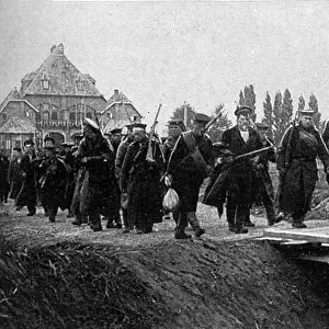 British naval division troops defending Antwerp - 1914