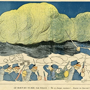 Cartoon, The bad cloud, WW1