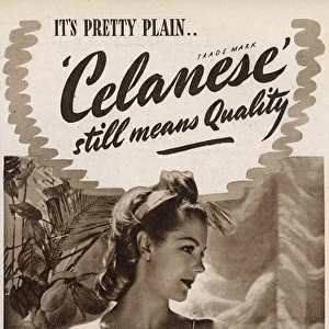 Celanese utility slip, 1943 - WWII fashion