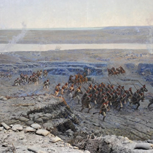 Crimean War (1853-1856). Siege of Sevastopol, 1854-1855, by