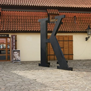 Czech Republic. Prague. Franz Kafka Museum. (Mala Strana)