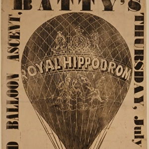 A grand balloon ascent, Battys, Thursday, July 1st, 1852