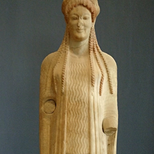 Greek Art. Kore. VI century B. C