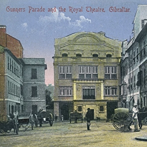 Gunners Parade and Royal Theatre, Gibraltar