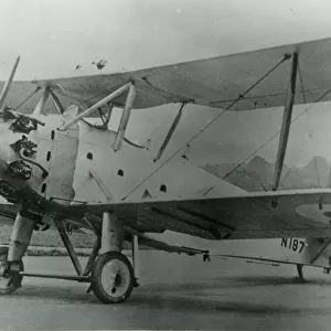 Hawker Hedgehog, N187 with modified undercarriage