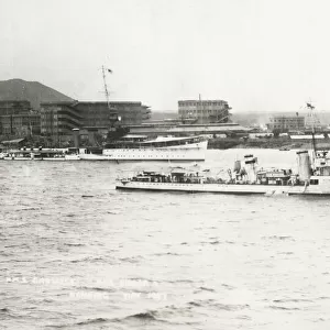 HMS Carlisle, HMS Sirdar, Nanking, Nanjing, China 1927
