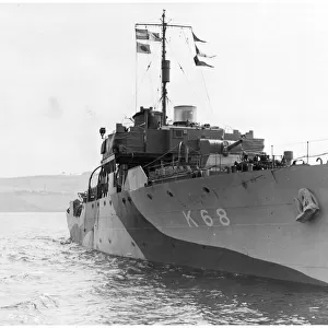 HMS Jonquil, British flower class corvette, WW2