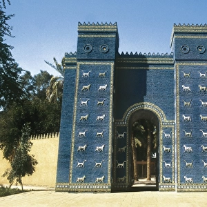 IRAQ. Babylon. Gate of Ishtar (580 BC). Rebuilt
