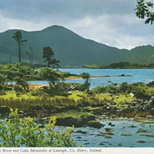 Kenmare River and Caha Mountains at Lauragh, County Kerry