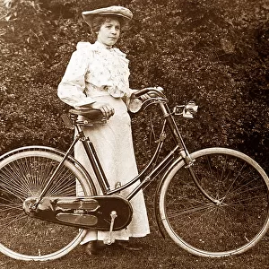 Lady Cyclist early 1900s