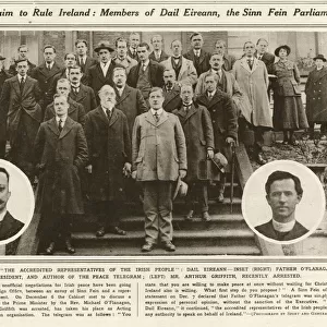 Members of Dail Eireann - the Sinn Fein Parliament