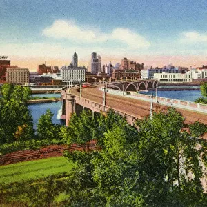 Minneapolis, Minnesota, USA - Third Avenue Bridge