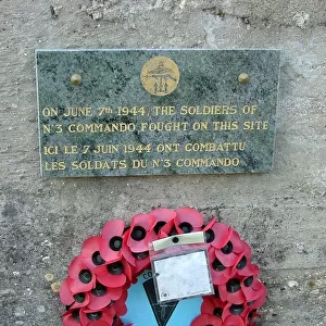 No. 3 Commando Memorial Plaque, Merville Battery